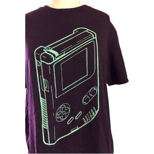 NEW Nintendo Gameboy Mens T-Shirt - Classic Green System Outline Large